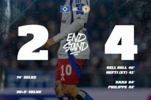 还剩5轮开始控分❓️汉堡本轮2-4不敌保级队 先赛1场领先第4名5分